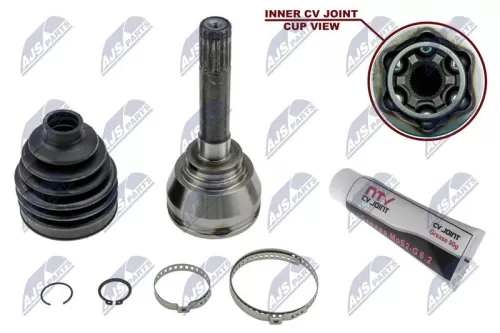 NTY NTY NPZ-IS-008 Front Left Front Right Outer NTY Cv Joint & Boot Kit 