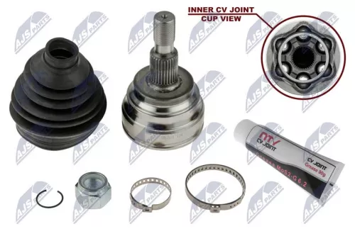 NTY NTY NPZ-ME-014 Front Right Front Left NTY Cv Joint & Boot Kit 