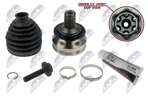 NTY NTY NPZ-ME-023 Front Right Front Left NTY Cv Joint & Boot Kit 