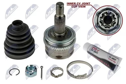 NTY NTY NPZ-MS-006 Front Left Inner NTY Cv Joint & Boot Kit 