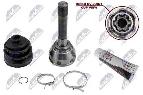 NTY NTY NPZ-MS-016 Front Right Front Left Inner NTY Cv Joint & Boot Kit 