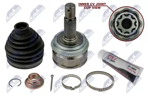 NTY NTY NPZ-MS-055 Front Right Inner Front Left NTY Cv Joint & Boot Kit 