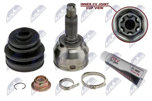 NTY NTY NPZ-MZ-046 Front Right Outer Front Left NTY Cv Joint & Boot Kit 