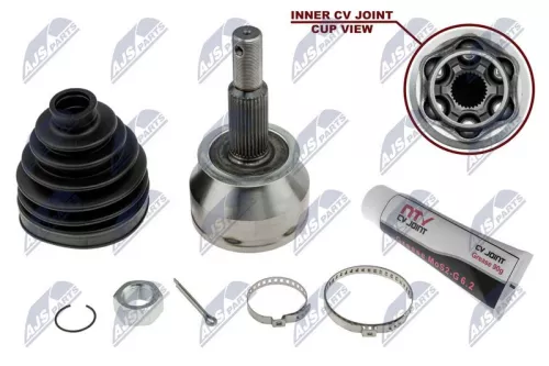 NTY NTY NPZ-NS-063 Rear Left Rear Right NTY Cv Joint & Boot Kit 