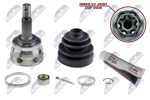 NTY NTY NPZ-NS-077 Outer NTY Cv Joint & Boot Kit 