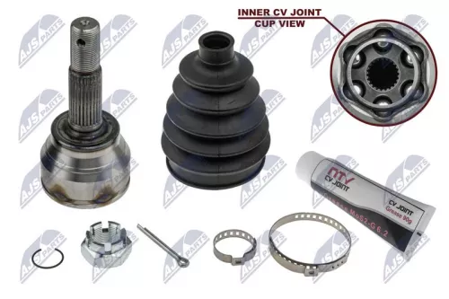 NTY NTY NPZ-NS-083 Front Right Front Left NTY Cv Joint & Boot Kit 