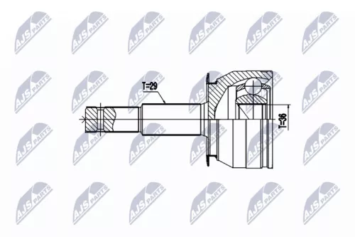 Front Outer NTY Cv Joint & Boot Kit