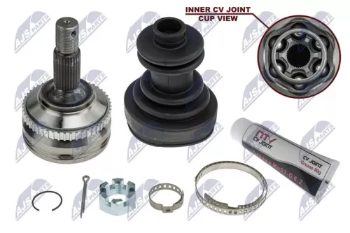 NTY NTY NPZ-PE-023 Outer NTY Cv Joint & Boot Kit 