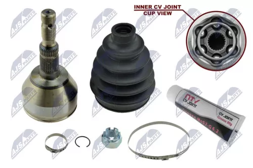NTY NTY NPZ-PL-043 Front Right Front Left NTY Cv Joint & Boot Kit 