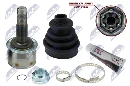NTY NTY NPZ-PL-047 Rear Left Rear Right NTY Cv Joint & Boot Kit 