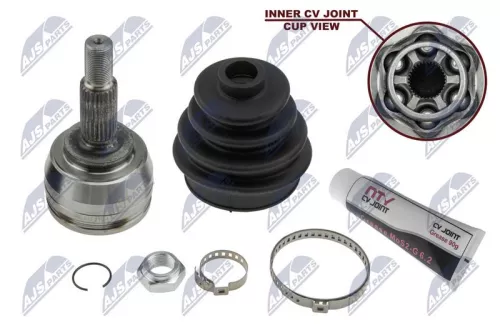 NTY NTY NPZ-RE-017 Front Right Front Left NTY Cv Joint & Boot Kit 