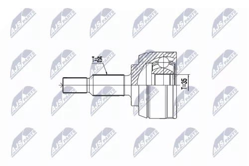 Outer NTY Cv Joint & Boot Kit