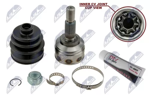 NTY NTY NPZ-RE-053 Front NTY Cv Joint & Boot Kit 