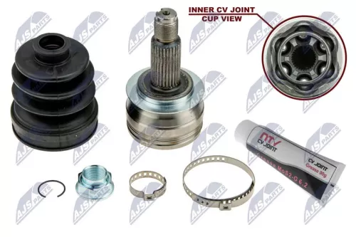 NTY NTY NPZ-SB-009 Front Left Front Right NTY Cv Joint & Boot Kit 
