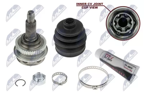 NTY NTY NPZ-SU-013 Front Left Front Right NTY Cv Joint & Boot Kit 