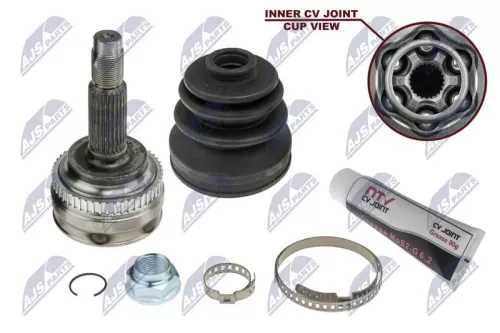 NTY NTY NPZ-TY-004 Front Left Front Right NTY Cv Joint & Boot Kit 