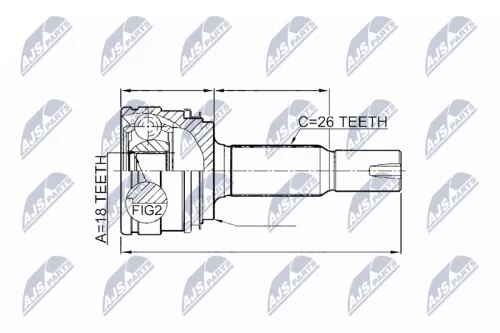 Rear Left Rear Right NTY Cv Joint & Boot Kit