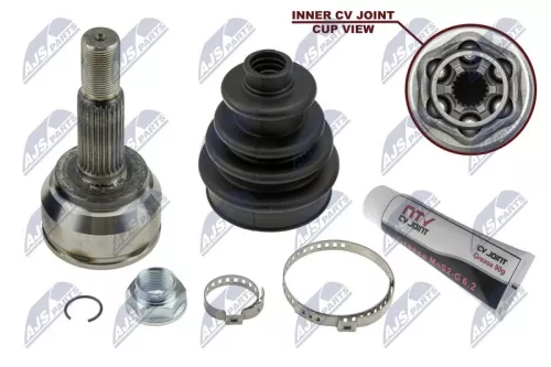 NTY NTY NPZ-TY-087 Front Right NTY Cv Joint & Boot Kit 
