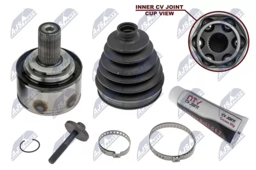 NTY NTY NPZ-VV-021 Front Left Front Right NTY Cv Joint & Boot Kit 