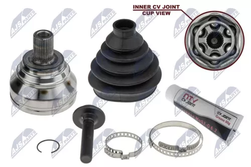 NTY NTY NPZ-VW-019 Front Outer NTY Cv Joint & Boot Kit 