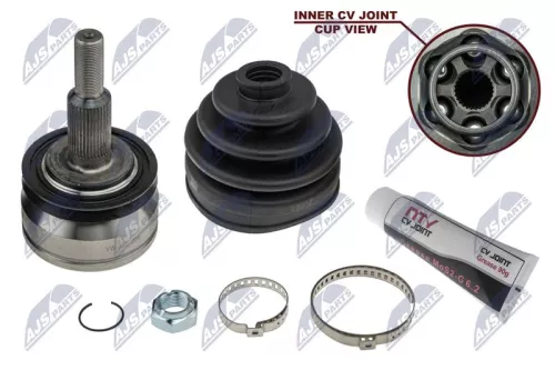 NTY NTY NPZ-VW-032 Outer NTY Cv Joint & Boot Kit 