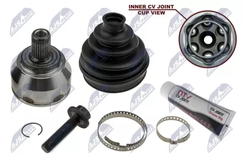 NTY NTY NPZ-VW-037 Front Left Front Right NTY Cv Joint & Boot Kit 