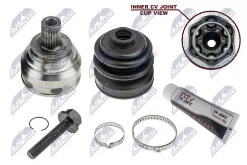 NTY NTY NPZ-VW-040 Front Outer NTY Cv Joint & Boot Kit 