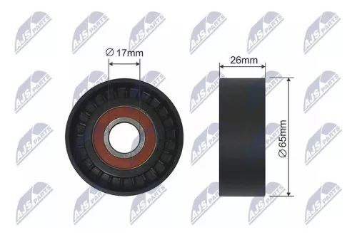Tensioner Pulley, V-ribbed belt