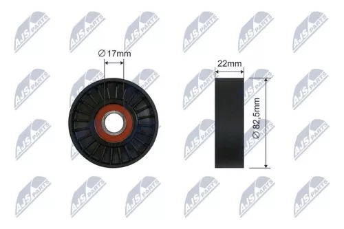Tensioner Pulley, V-ribbed belt