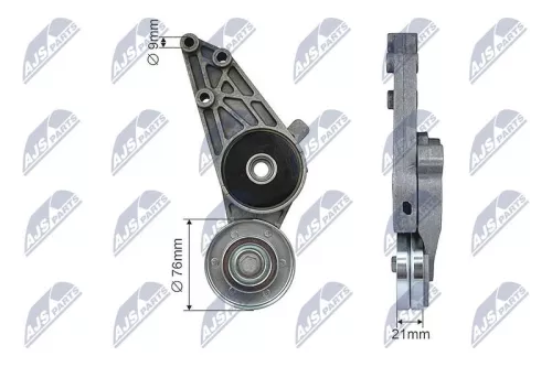 Tensioner Pulley, V-ribbed belt