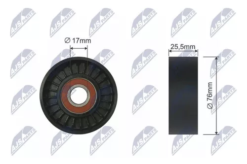 Tensioner Pulley, V-belt