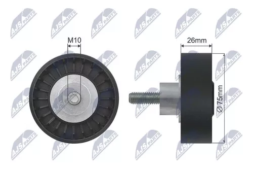 Deflection Pulley/Guide Pulley, V-belt