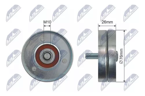 Deflection Pulley/Guide Pulley, V-belt