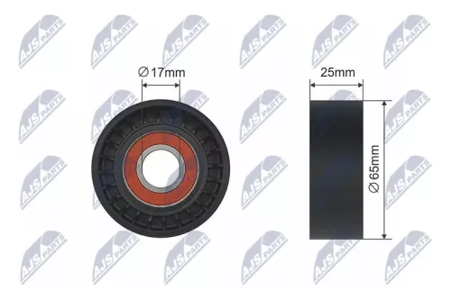 Deflection Pulley/Guide Pulley, V-belt