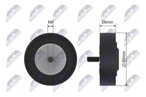 NTY NTY RNK-BM-026 Deflection Pulley/Guide Pulley, V-belt 