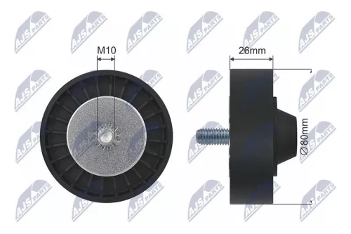 Deflection Pulley/Guide Pulley, V-belt
