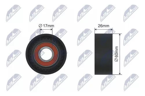 Tensioner Pulley, V-belt