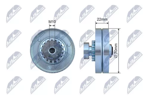 Tensioner Pulley, V-ribbed belt