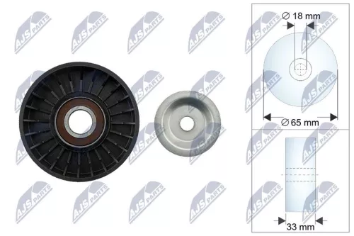 NTY NTY RNK-CH-054 Deflection Pulley/Guide Pulley, V-belt 