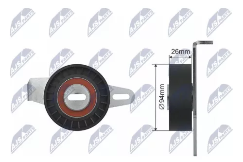 NTY NTY RNK-CT-034 Tensioner Pulley, V-belt 