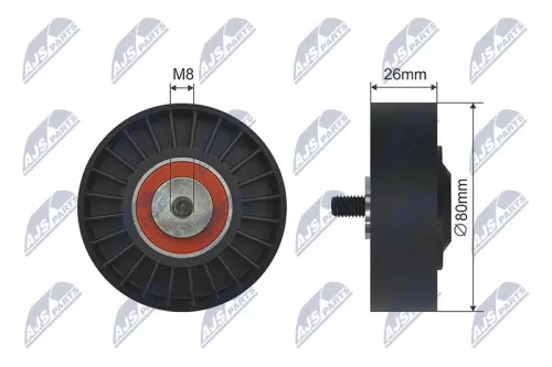 Tensioner Pulley, V-belt