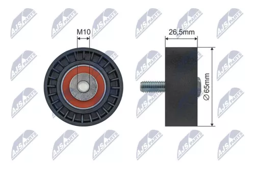 Tensioner Pulley, V-ribbed belt