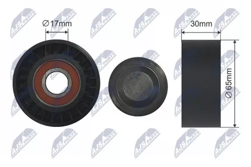 Tensioner Pulley, V-ribbed belt