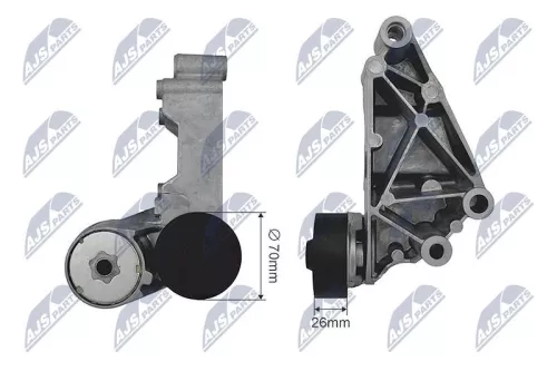 Tensioner Pulley, V-ribbed belt