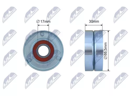 NTY NTY RNK-FR-040 Tensioner Pulley, V-belt 