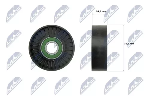 Tensioner Pulley, V-ribbed belt