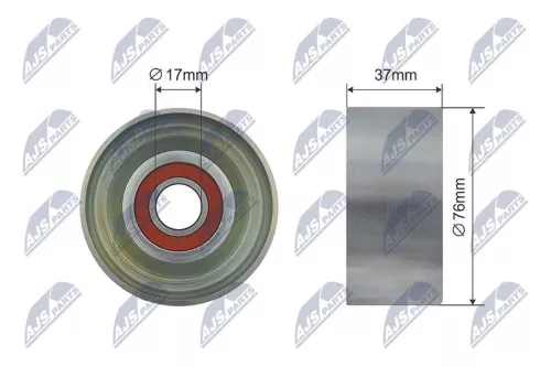 NTY NTY RNK-HD-005 Tensioner Pulley, V-belt 