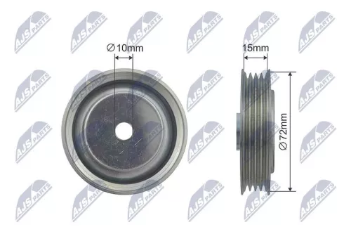 Deflection Pulley/Guide Pulley, V-belt