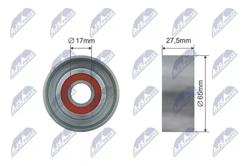 Tensioner Pulley, V-ribbed belt