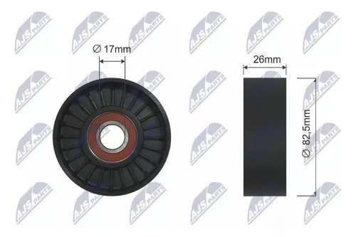 Deflection Pulley/Guide Pulley, V-belt